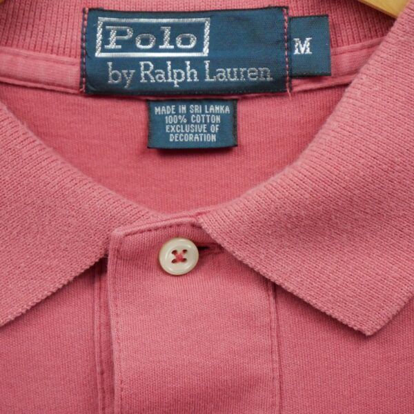 Polo manches courtes homme rose Polo Ralph Lauren Col Polo