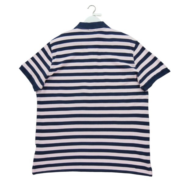Polo manches courtes homme rose Polo Ralph Lauren Motif a rayures Col Polo