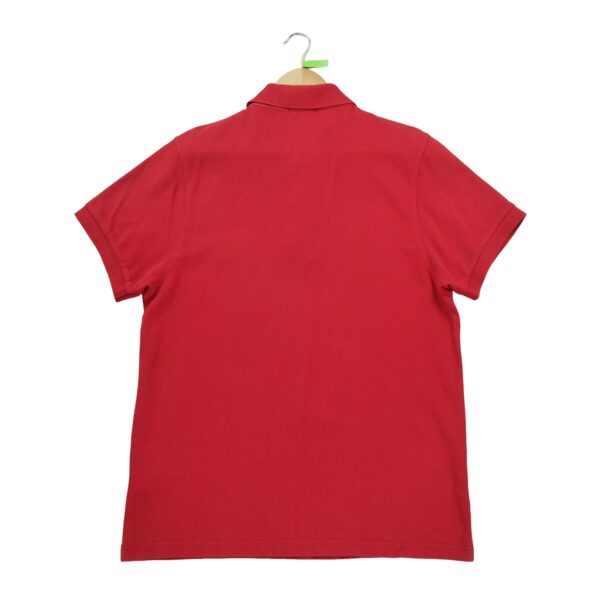 Polo manches courtes homme rouge Burberry Col Polo