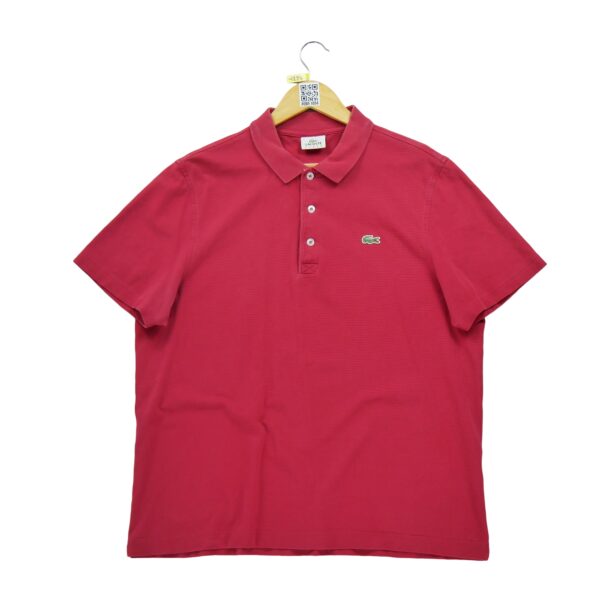 Polo manches courtes homme rouge Lacoste Col Polo