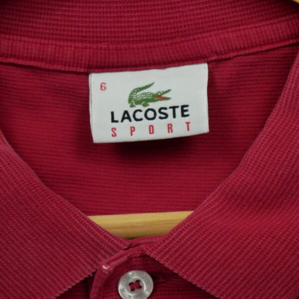 Polo manches courtes homme rouge Lacoste Col Polo
