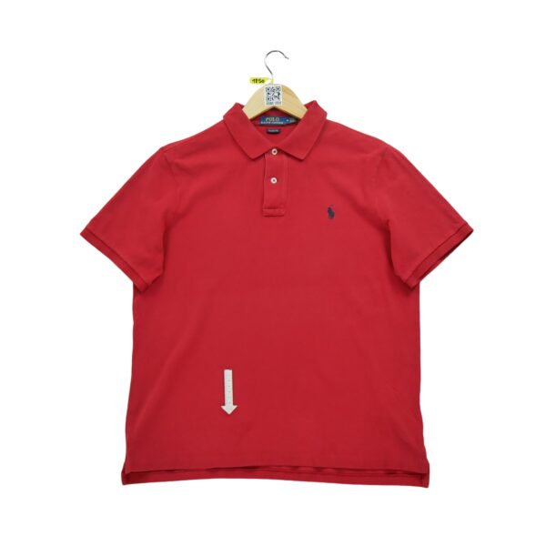 Polo manches courtes homme rouge Polo Ralph Lauren Col Polo