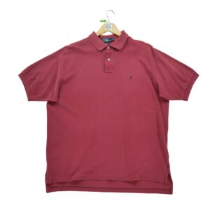 Polo manches courtes homme rouge Polo Ralph Lauren Col Polo