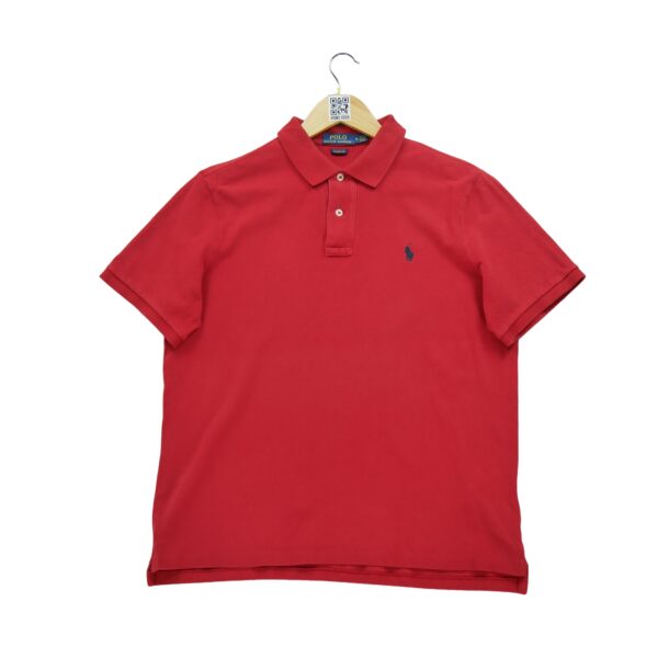 Polo manches courtes homme rouge Polo Ralph Lauren Col Polo