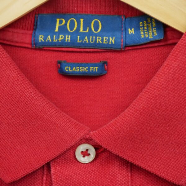 Polo manches courtes homme rouge Polo Ralph Lauren Col Polo