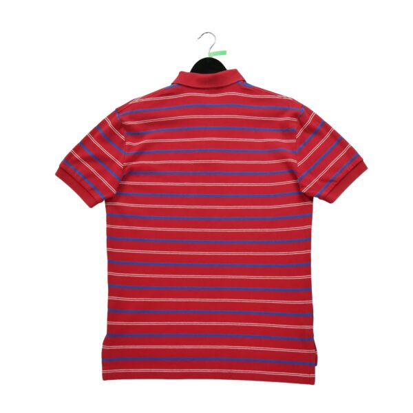 Polo manches courtes homme rouge Polo Ralph Lauren Motif a rayures Col Polo