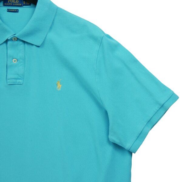 Polo manches courtes homme turquoise Polo Ralph Lauren Col Polo