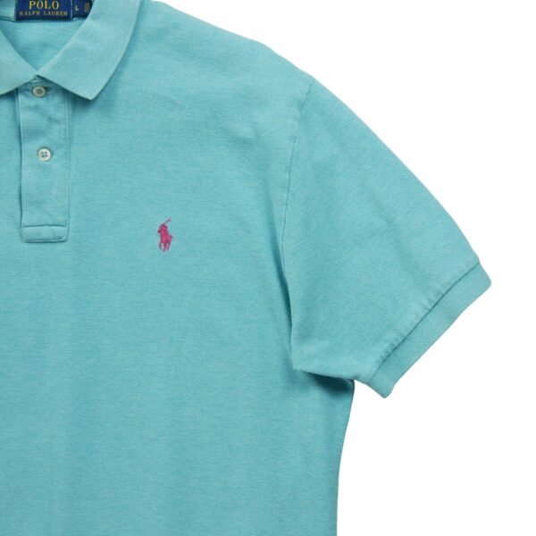 Polo manches courtes homme turquoise Polo Ralph Lauren Col Polo