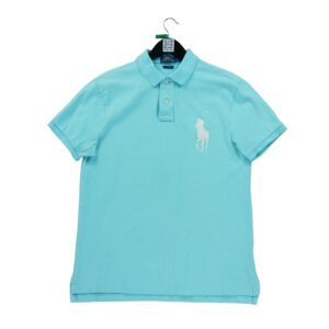 Polo manches courtes homme turquoise Polo Ralph Lauren Col Polo
