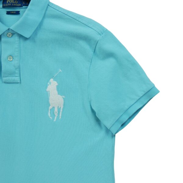 Polo manches courtes homme turquoise Polo Ralph Lauren Col Polo