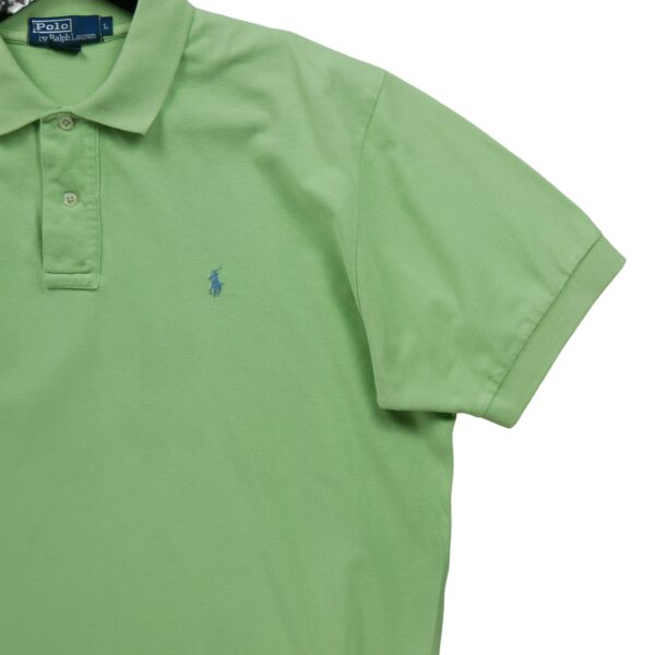 Polo manches courtes homme vert fluo Polo Ralph Lauren Col Polo
