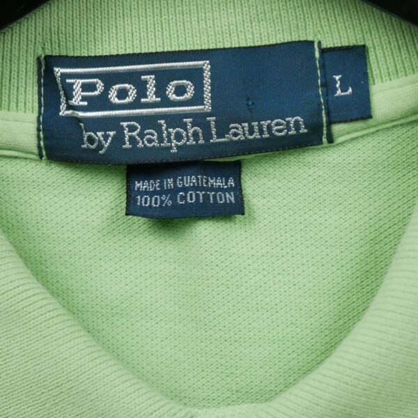 Polo manches courtes homme vert fluo Polo Ralph Lauren Col Polo