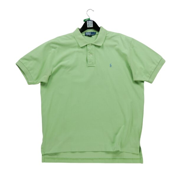 Polo manches courtes homme vert fluo Polo Ralph Lauren Col Polo