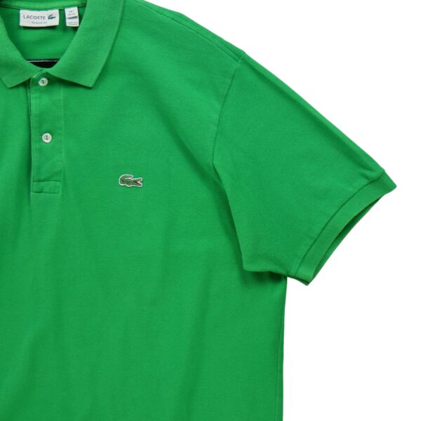 Polo manches courtes homme vert Lacoste Col Polo