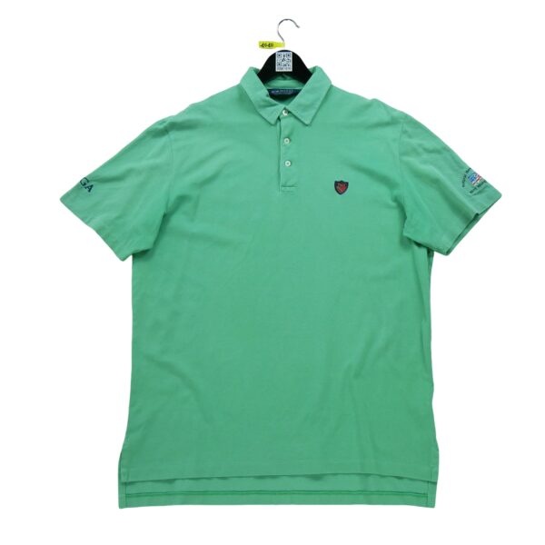Polo manches courtes homme vert Polo Ralph Lauren Col Polo