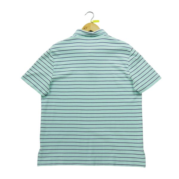Polo manches courtes homme vert Polo Ralph Lauren Motif a rayures Col Polo