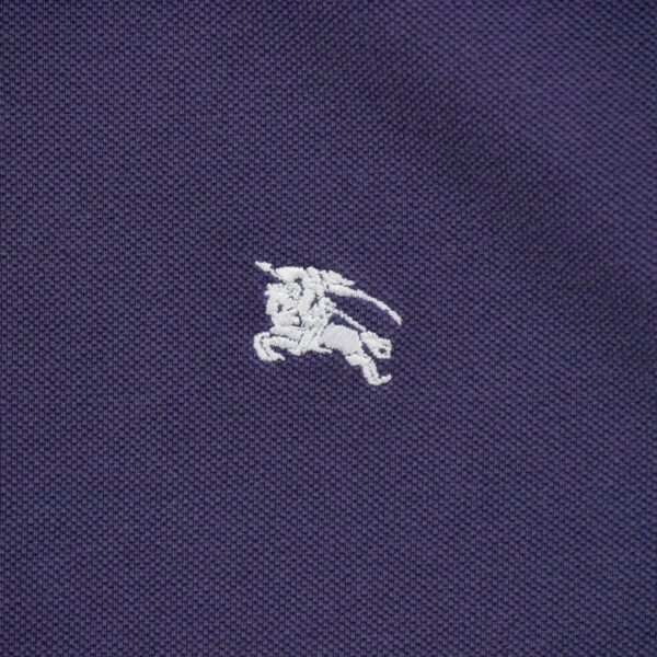 Polo manches courtes homme violet Burberry Col Polo