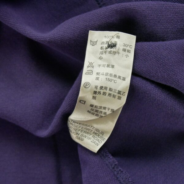 Polo manches courtes homme violet Burberry Col Polo