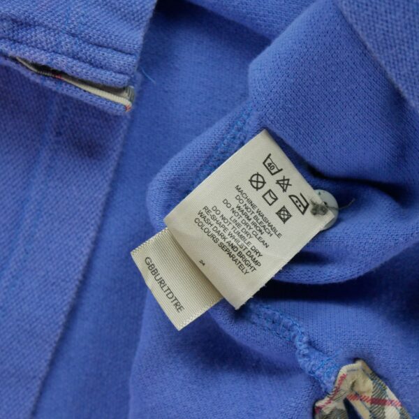 Polo manches courtes homme violet Burberry Col Polo