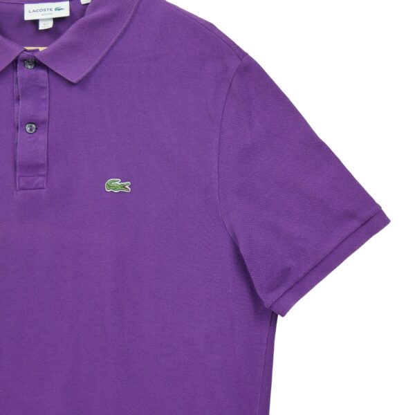 Polo manches courtes homme violet Lacoste Col Polo