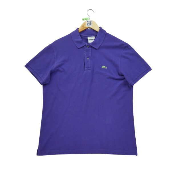 Polo manches courtes homme violet Lacoste Col Polo