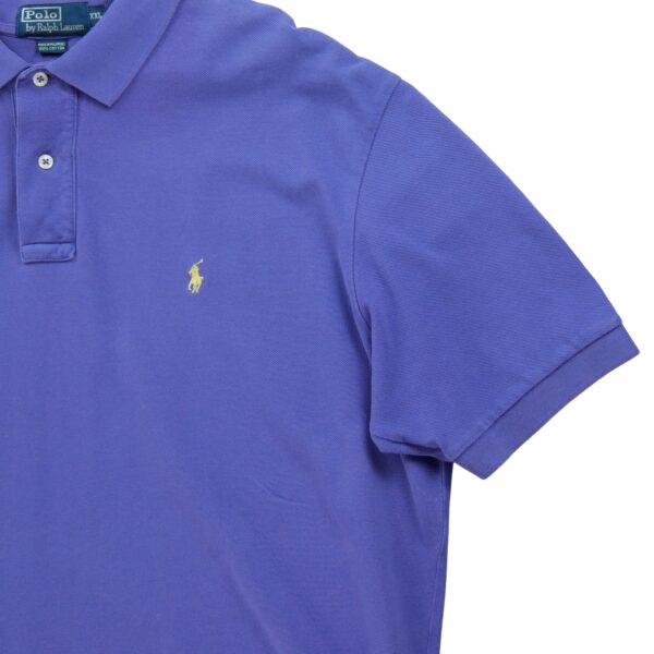 Polo manches courtes homme violet Polo Ralph Lauren Col Polo
