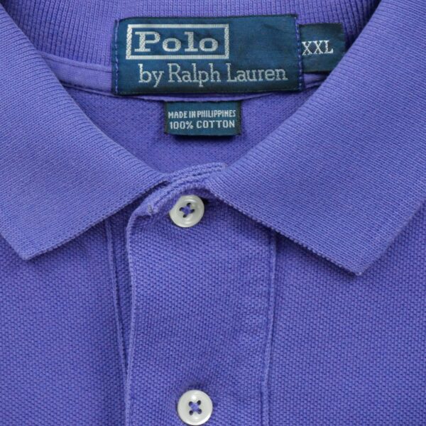 Polo manches courtes homme violet Polo Ralph Lauren Col Polo