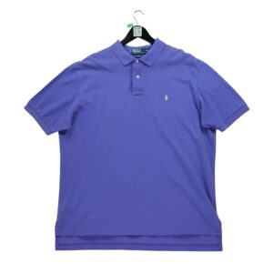 Polo manches courtes homme violet Polo Ralph Lauren Col Polo