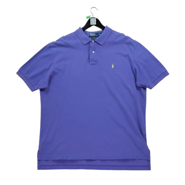 Polo manches courtes homme violet Polo Ralph Lauren Col Polo