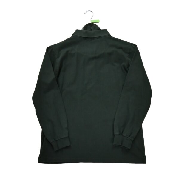 Polo manches longues femme noir Burberry Col Polo