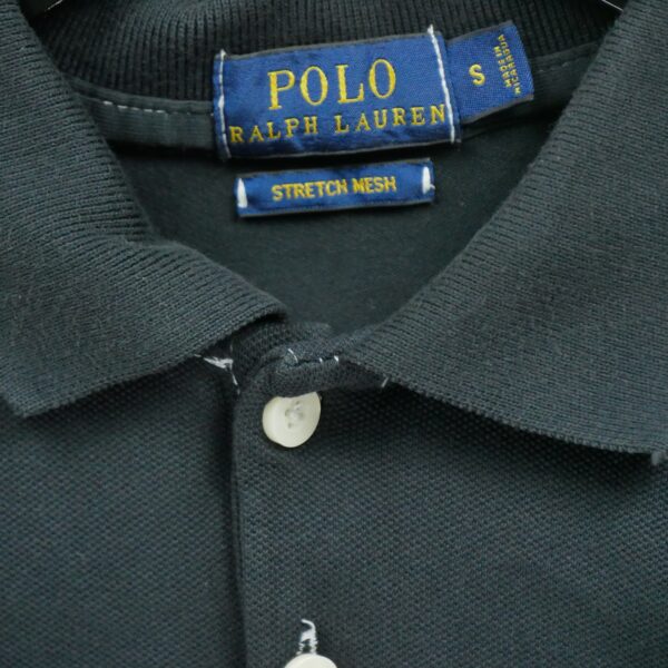 Polo manches longues femme noir Polo Ralph Lauren Col Polo