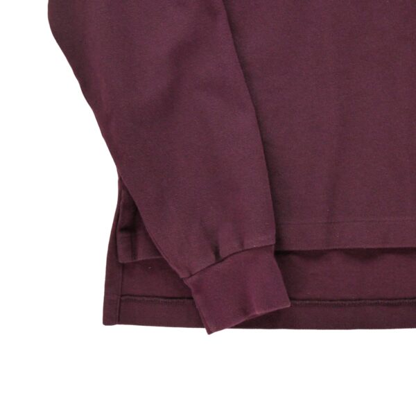 Polo manches longues homme bordeaux Polo Ralph Lauren Col Polo