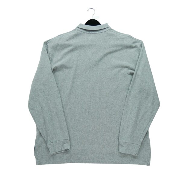 Polo manches longues homme gris Polo Ralph Lauren Motif chine Col Polo