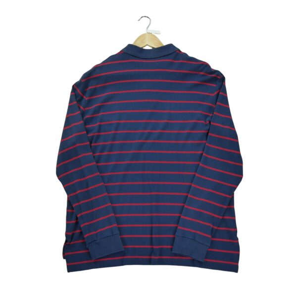 Polo manches longues homme marine Polo Ralph Lauren Motif a rayures Col Polo