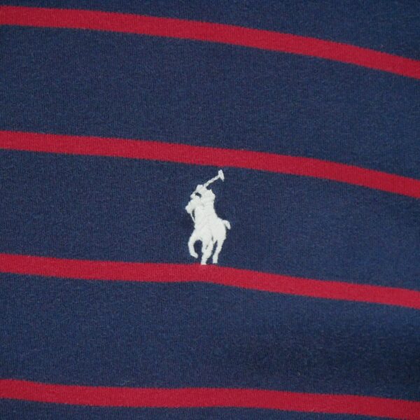 Polo manches longues homme marine Polo Ralph Lauren Motif a rayures Col Polo
