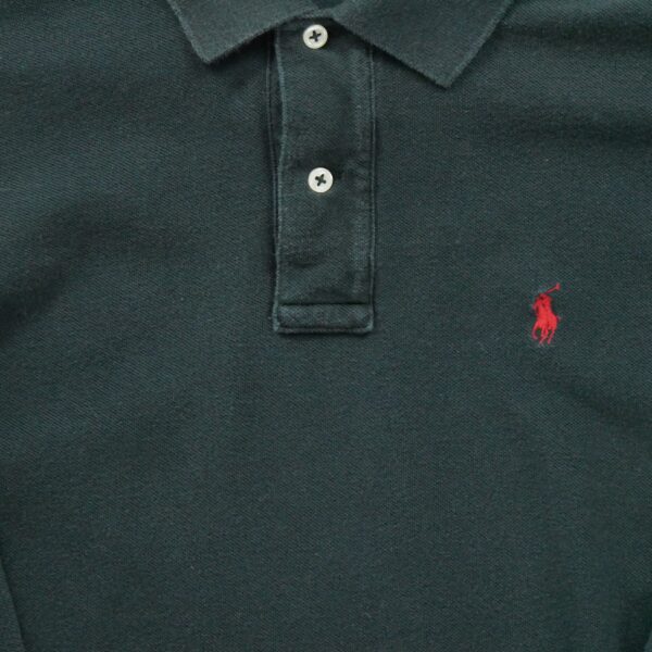 Polo manches longues homme noir Polo Ralph Lauren Col Polo