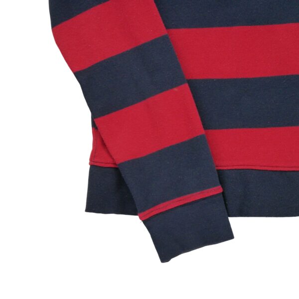 Pull enfant manches longues rouge Polo Ralph Lauren Motif a rayures Col Montant