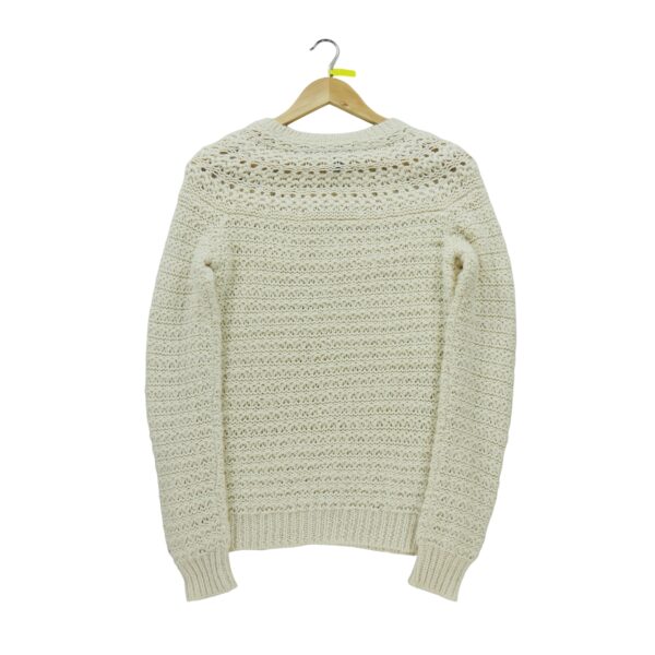 Pull femme manches longues beige Polo Ralph Lauren Col Rond