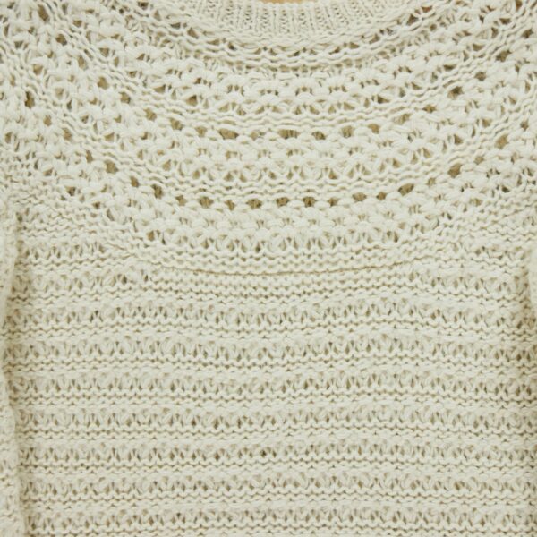 Pull femme manches longues beige Polo Ralph Lauren Col Rond
