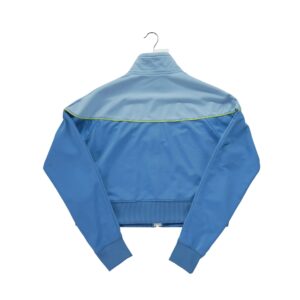 Pull femme manches longues bleu Nike Col Montant