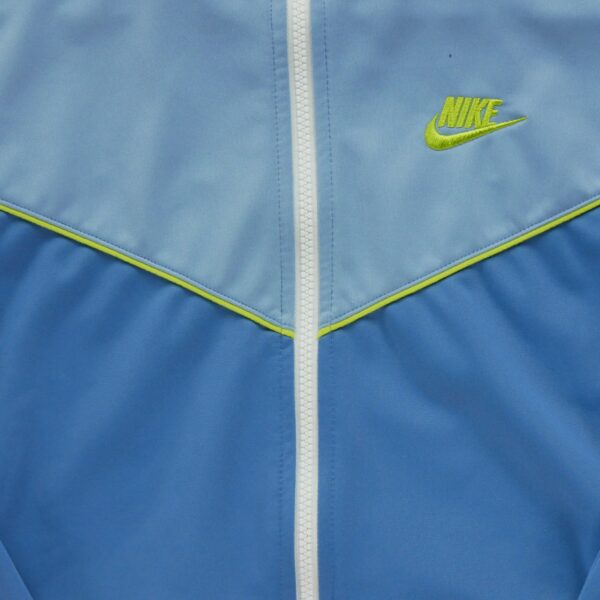 Pull femme manches longues bleu Nike Col Montant