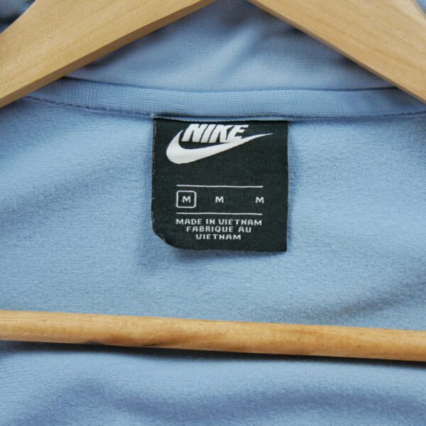 Pull femme manches longues bleu Nike Col Montant