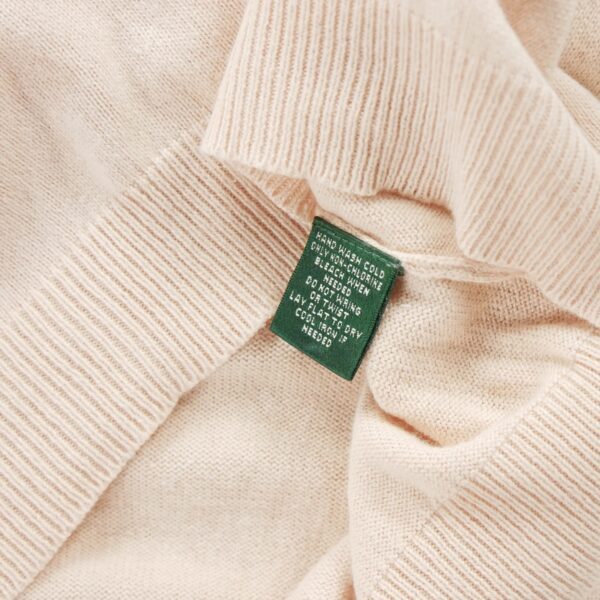 Pull femme manches longues rose Polo Ralph Lauren Col V