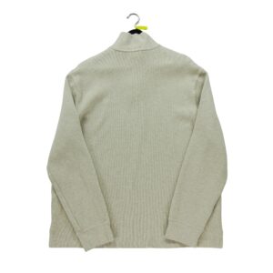 Pull homme manches longues beige Polo Ralph Lauren Col Montant