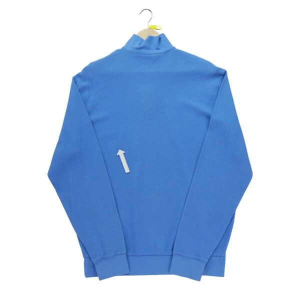 Pull homme manches longues bleu clair Polo Ralph Lauren Col Montant
