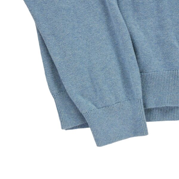 Pull homme manches longues bleu clair Tommy Hilfiger Col Montant