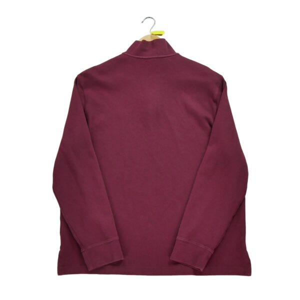 Pull homme manches longues bordeaux Polo Ralph Lauren Col Montant