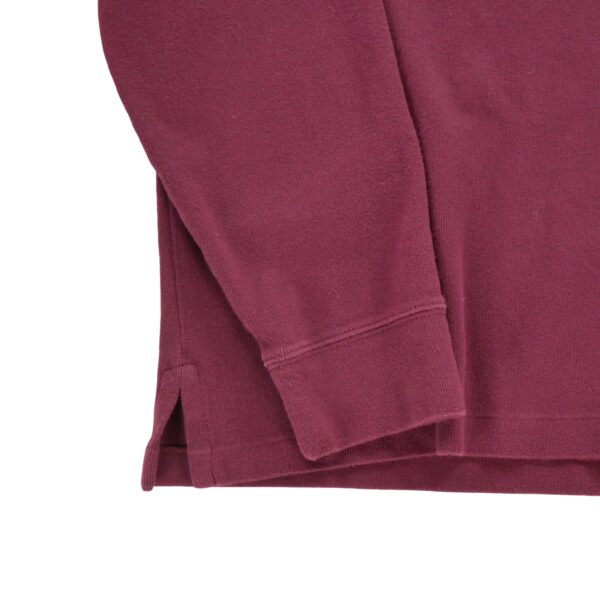 Pull homme manches longues bordeaux Polo Ralph Lauren Col Montant