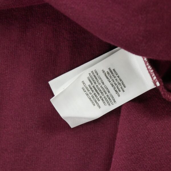 Pull homme manches longues bordeaux Polo Ralph Lauren Col Montant