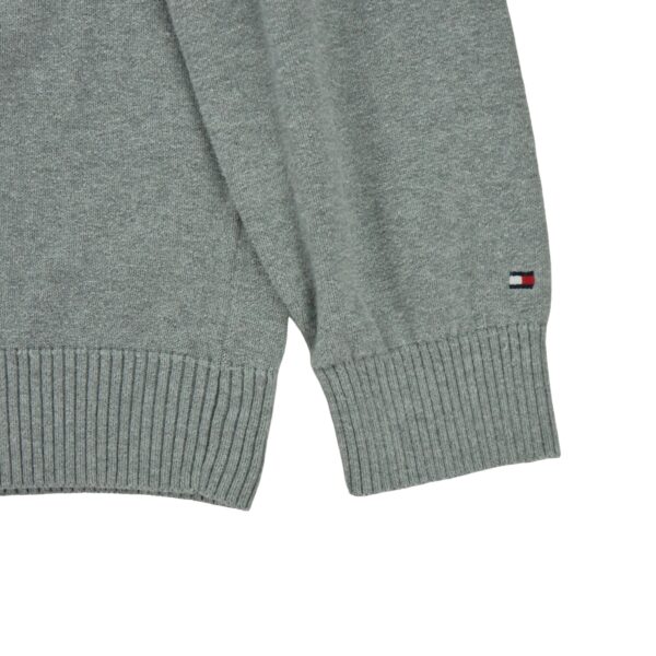 Pull homme manches longues gris Tommy Hilfiger Col Rond